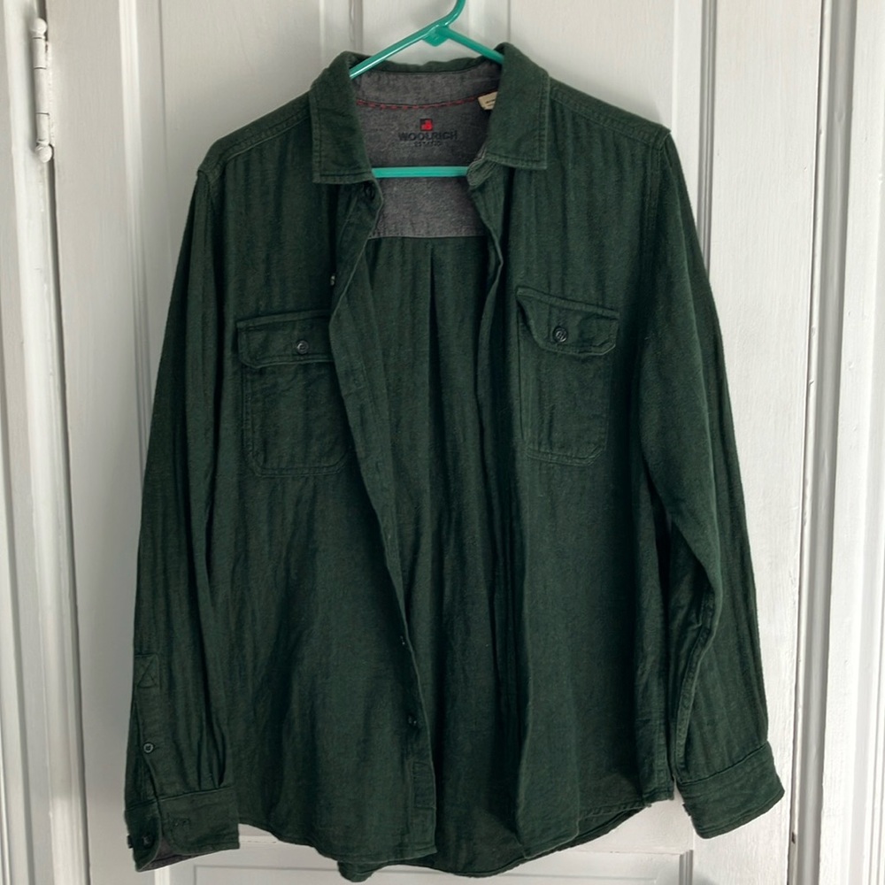 Woolrich Green Flannel